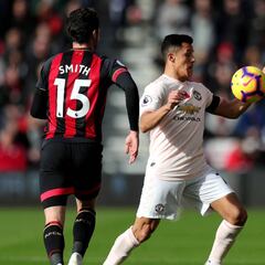 Bournemouth 1 - 1 M. United: Alexis asistió en el primer gol