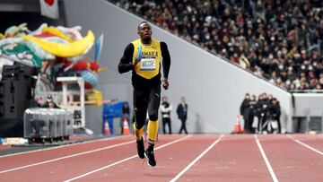 Usain Bolt: "Dir¨¦ que corr¨ª en el estadio ol¨ªmpico de Tokio"
