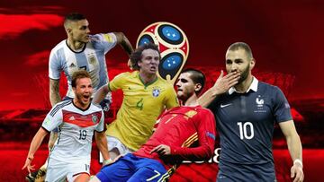 El XI de ausentes del Mundial: mucha dinamita en la delantera