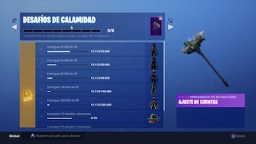 Fortnite Battle Royale: Temporada 6 - Desaf&iacute;os de Calamidad