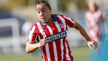 Charlyn Corral con el Atl&eacute;tico.