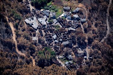 Desde el cielo: así han quedado las zonas afectadas por los incendios de agosto