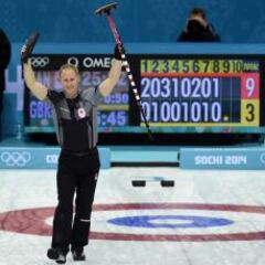 Los canadienses ganan el oro masculino en el curling