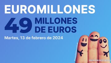 Euromillones: comprobar los resultados del sorteo de hoy, martes 13 de febrero