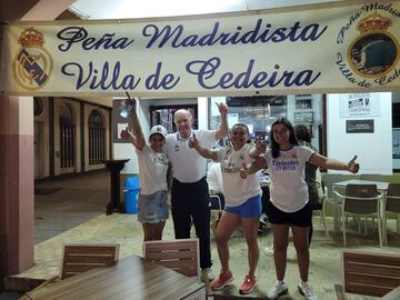 Peña Villa de Cedeira (A Coruña), con el veterano Antonio Ruiz.