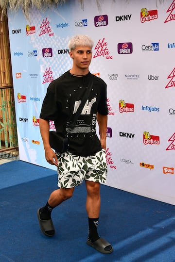 Miguel Llanos posa en el photocall.