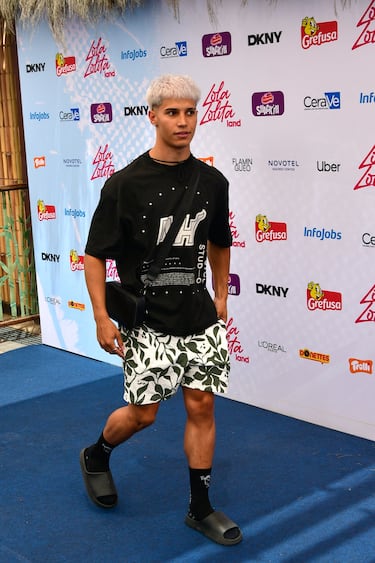 Miguel Llanos posa en el photocall.