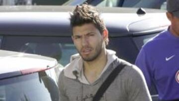 Agüero ayer en Majadahonda.