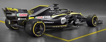 Así es el nuevo Renault RS18, el monoplaza en el que Carlos Sainz tiene puestas sus esperanzas para 2018.