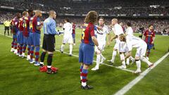 El pasillo del Barcelona al Madrid en 2008.