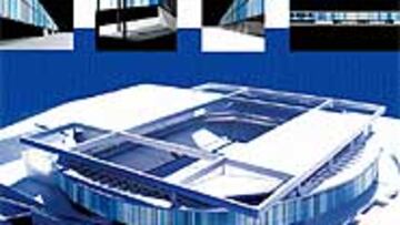 <b>Y FALTAN LOS GLOBOS.</B> Los ideólogos de la instalación también han previsto la colocación de unos globos hinchables, que taparían el terreno de juego de tribuna a tribuna.