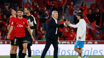 PALMA DE MALLORCA, 19/05/2024.- El técnico mexicano del Mallorca, Javier Aguirre, a la finalización del encuentro correspondiente a la jornada 37 de Primera División que han disputado hoy Domingo frente a UD Almería en el estadio de Son Moix. EFE/Cati Cladera