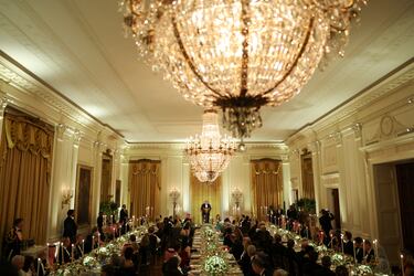 Sarah Boardman, interior designer, on Trump’s decoration: “The appliqués and ornaments look like they were purchased in bulk”