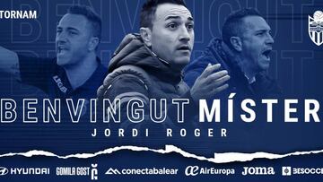 Jordi Roger, nuevo entrenador del Atlético Baleares.