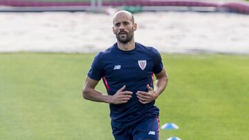 Mikel Rico con el Athletic.