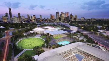 Melbourne Park, en tres zonas por el protocolo anti-COVID