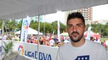 David Villa, en el Watch Party de Miami.