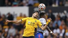 Raúl Jiménez y Wolves cayeron ante el Manchester United