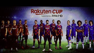 Dembélé pasa a De Jong en la promoción de la Rakuten Cup