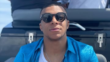 Mbappé se rodea de exmadridistas para su pasatiempo favorito. Foto vía: Instagram.