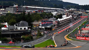 La F1, en Bélgica 2017.