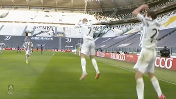 Gol de Cristiano tras jugadón de Chiesa