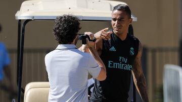 Danilo, en la pretemporada de Los Ángeles.