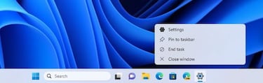 Por fin podrás finalizar una tarea desde la barra de tareas de Windows 11