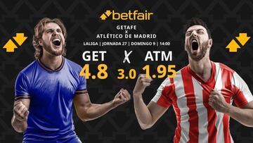 Getafe vs. Atlético de Madrid: horario, dónde ver, pronósticos y clasificación