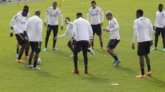 Entrenamiento de la Selección Colombia en El Campín antes del amistoso ante Arabia Saudita en España.