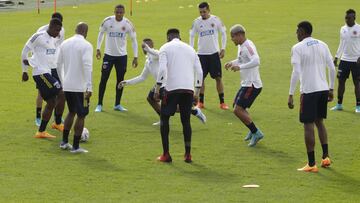 Entrenamiento de la Selección Colombia en El Campín.