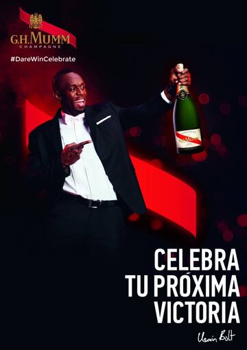 Usain Bolt es el flamante nuevo fichaje de GH MUMM.