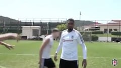 ¡Qué golazo! Boateng hizo uno de los mejores tantos vistos en un entrenamiento
