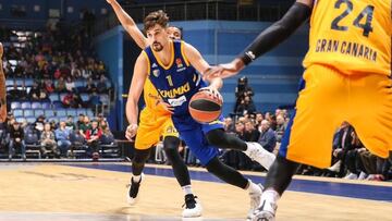 El alero ruso del Khimki, Alexey Shved, máximo anotador de la Euroliga clave de la victoria ante Gran Canaria y amenaza para el Barcelona.
02/11/2018