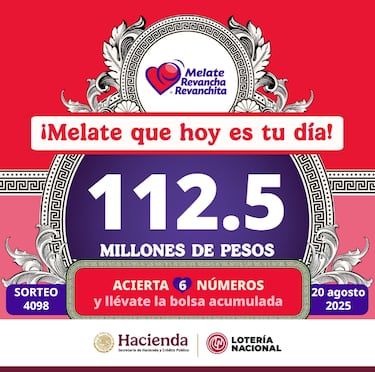 Resultados Sorteo Melate 4098: premios y números que cayeron hoy 20 de agosto del 2025