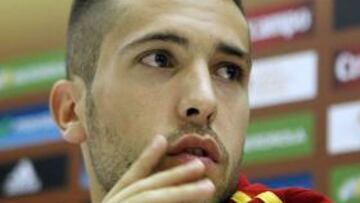 J. Alba: "Villa ha trabajado duro para volver a la selección"