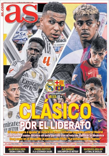 Las portadas de AS de octubre