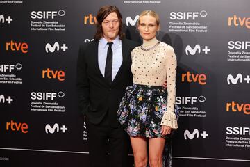 Norman Mark Reedus y Diane Kruger.