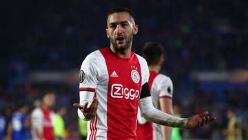 Ziyech ante el Getafe.