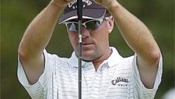 <B>SORPRESA.</B> El estadounidense Brandt Jobe sorprendió a los favoritos en la primera jornada.