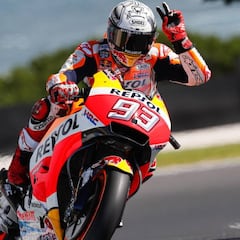 Liderato en mojado y 24ª caída de la temporada para Márquez