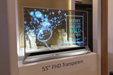 LG avanza la TV del futuro: transparente, flexible y sin bordes