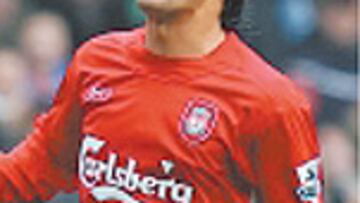 Morientes en su debut.