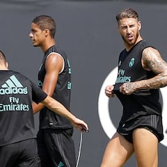 Sergio Ramos ya se ha puesto a las órdenes de Zidane