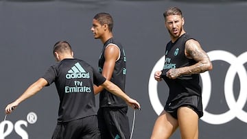 Sergio Ramos ya se ha puesto a las órdenes de Zidane