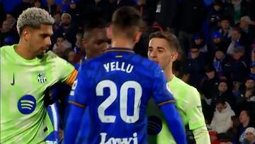La ‘humillación’ de Gavi a Yellu en pleno partido: el culé increpó al futbolista del Getafe
