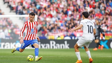 Marc Pubill, contra el Valencia.