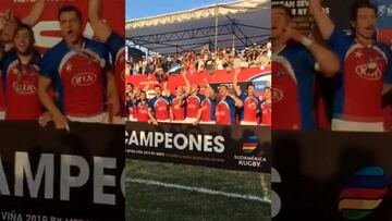 Así fue el festejo de los Cóndores con la copa en Viña