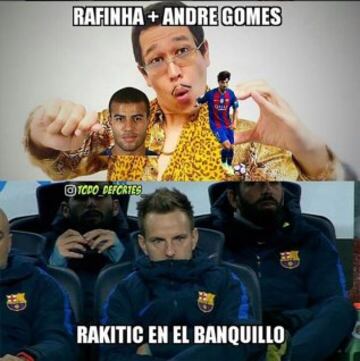 Ter Stegen, Rakitic y Rafinha, protagonistas de los memes