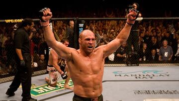 Randy Couture durante uno de sus combates.